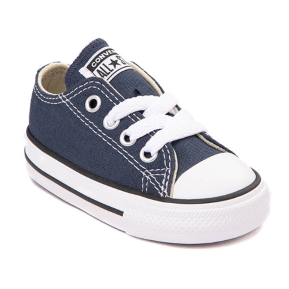 Converse Blue and White Canvas Sneakers